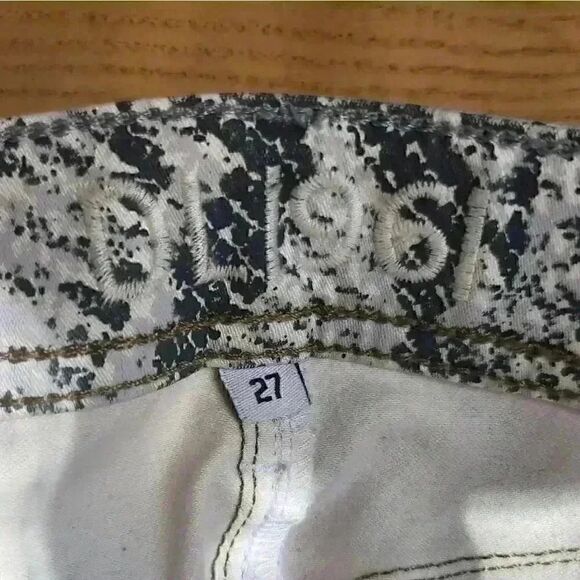 DL1961 Grey Snakeprint Skinny Jeans Size 27 - Picture 6 of 9